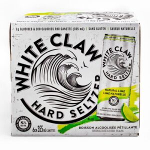 White Claw Natural Lime (6 x 12 oz Can)