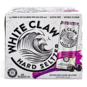 White Claw Black Cherry 6 can (6 x 12 oz Can)
